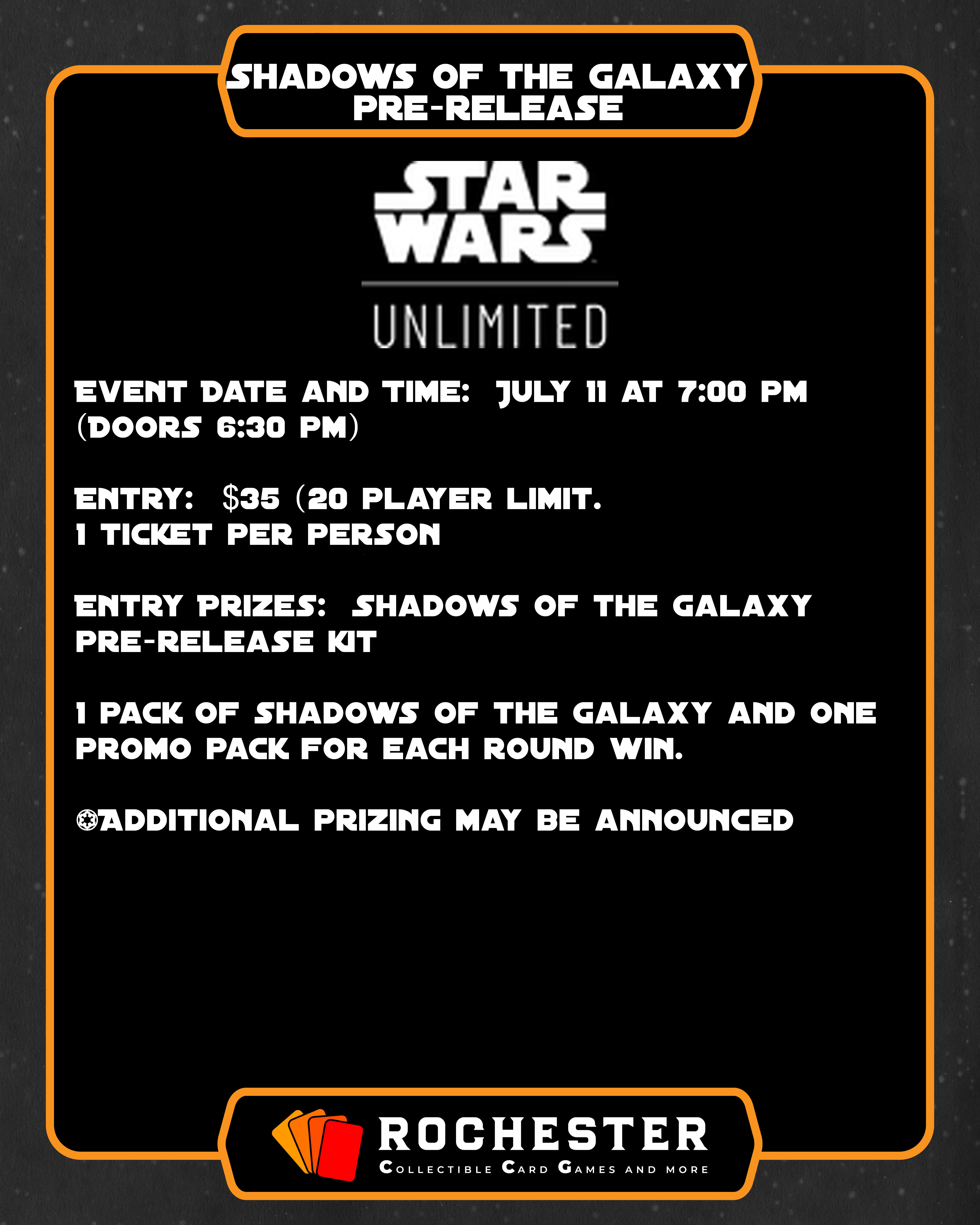 Shadows of the Galaxy Pre-Release 07/11/2024